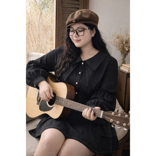 sơ mi cổ đôi ulzzang bigsize (2 màu trắng đen )