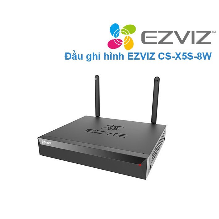 Đầu Ghi Không Dây 8 Kênh EZVIZ X5S 8W Với Đầu Ra HDMI & VGA, Bảo Hành Chính Hãng