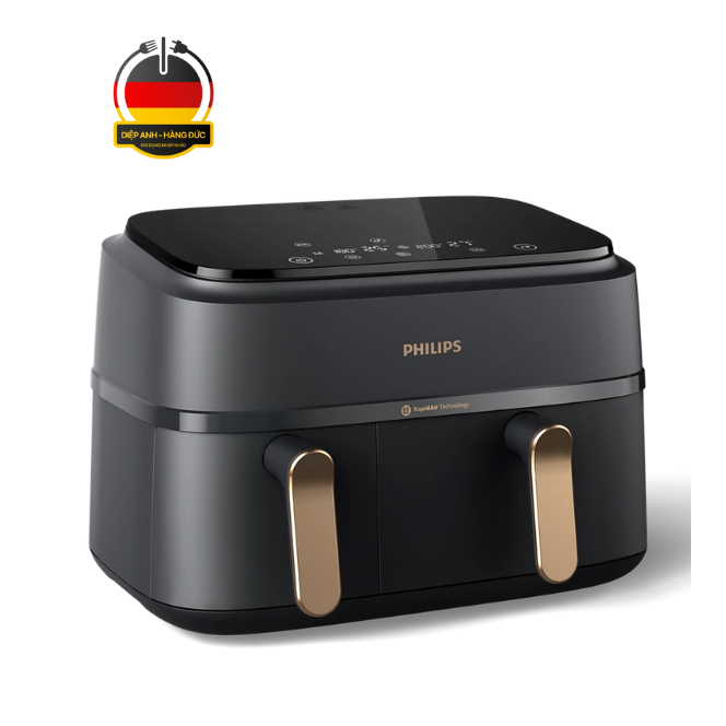 Nồi chiên không dầu Philips NA352/00 9L 2 ngăn Series 3000 - Diệp Anh Hàng Đức