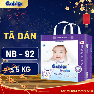  Tã Bỉm Goldgi Nhật Cao Cấp Premium X5 Eco  Đủ Size Siêu Mỏng Thấm Hút Ngừa Hăm 