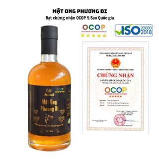 Mật ong Phương Di OCOP 5 sao hoa rừng tây nguyên 1000g hàng chính hãng