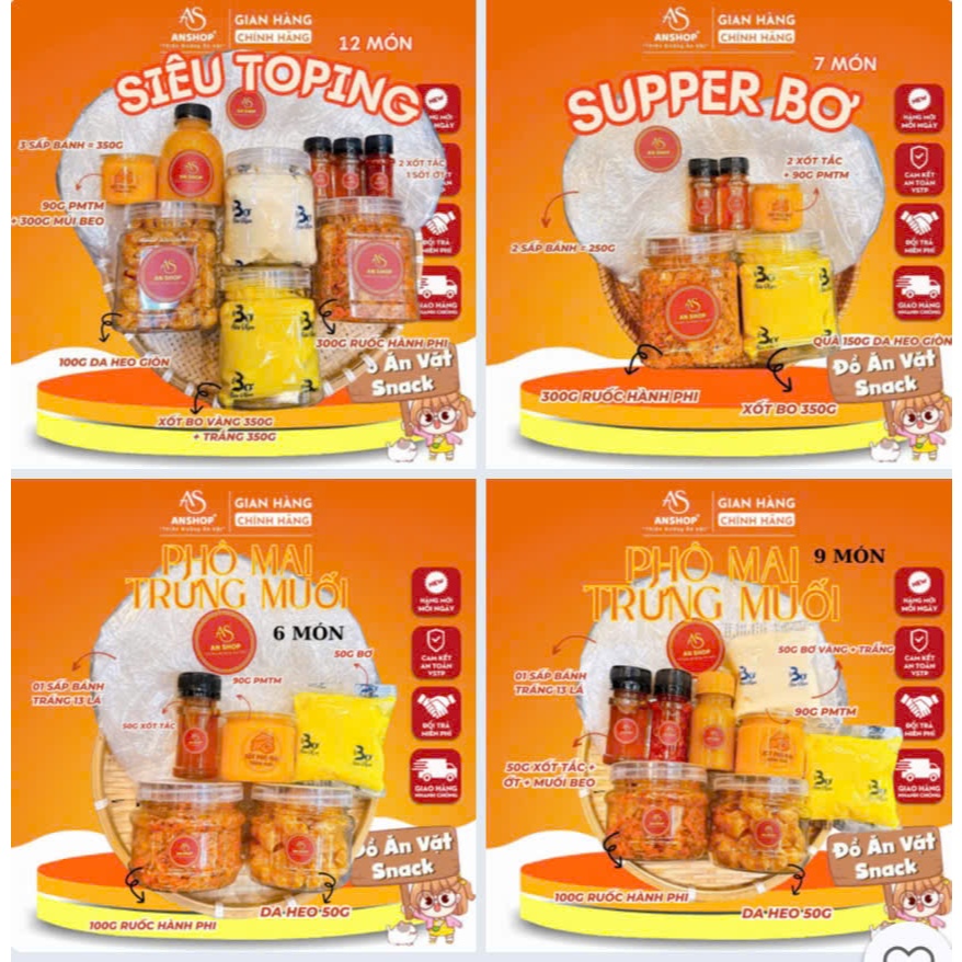 [COMBO BÁNH TRÁNG PHƠI SƯƠNG AN SHOP ] BÁNH TRÁNG AN SHOP