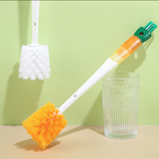 Cọ vệ sinh bình nước, rửa bình, vệ sinh bình giữ nhiệt Gozen tiện lợi 3 trong 1, giúp hạn chế trầy x