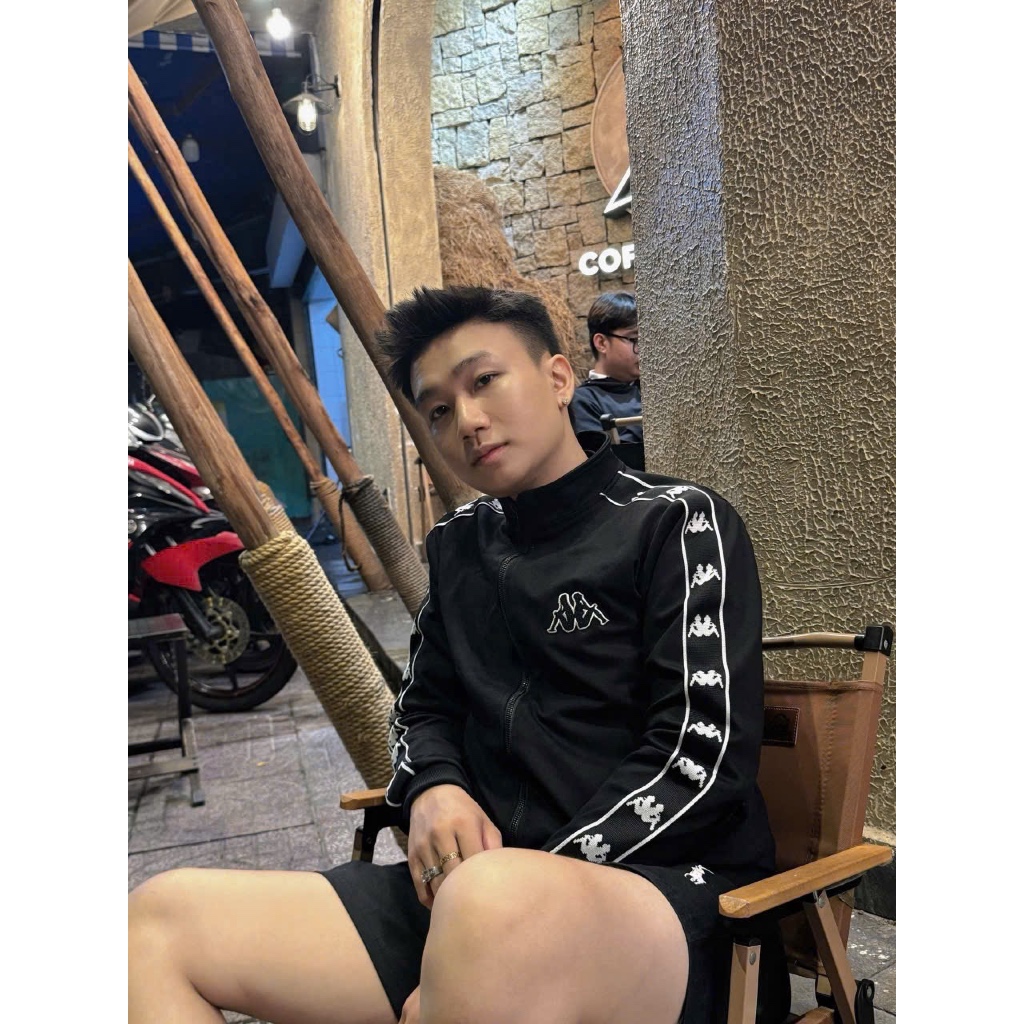 Áo Khoác Kappa Nam chất liệu poly 2 da cho nam