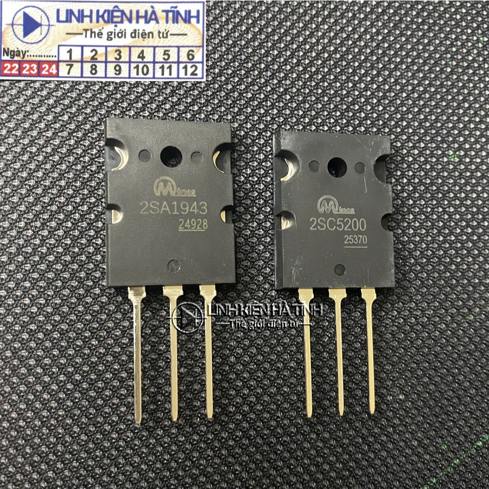 Cặp Sò công suất Minos 2SA1943 / 2SC5200 A1943 / C5200 1943 5200 mới -CR1-CR2