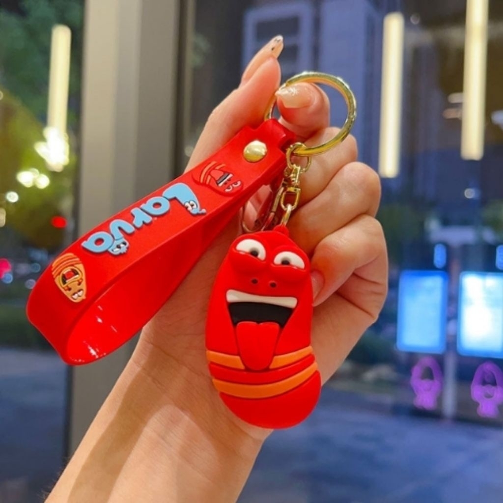 Móc khoá Larva Sâu