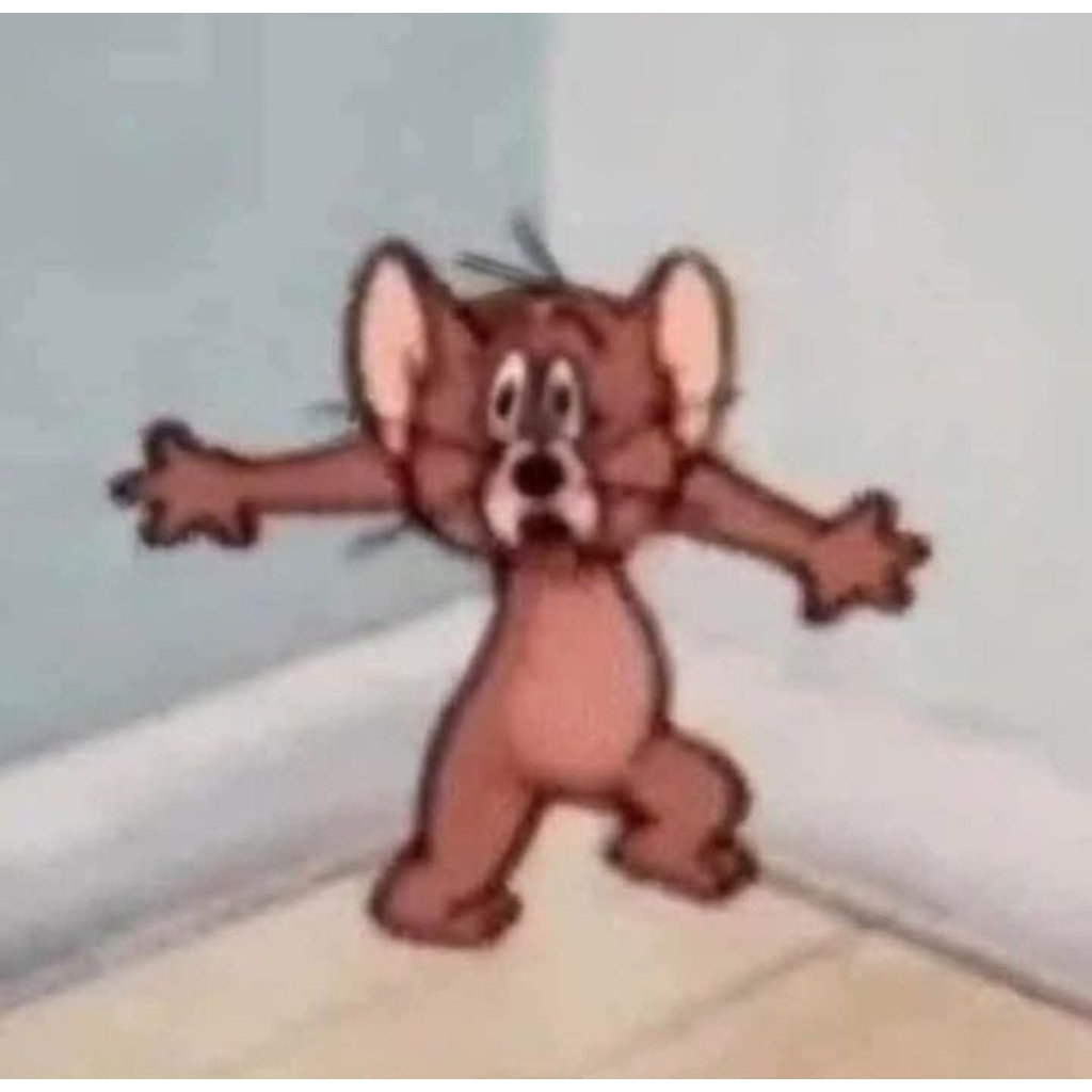 chuột jery sợ hãi con mèo