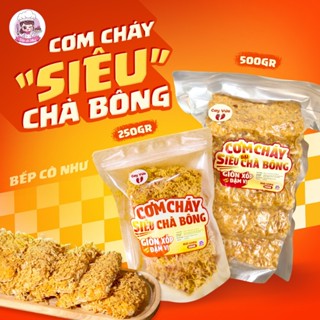 Cơm cháy Siêu Chà Bông Bếp Cô Như, Cơm Cháy Chà Bông Giòn Xốp, Đậm Vị - Túi 250g/500gr Siêu Đại | Đồ ăn vặt Bếp Cô Như