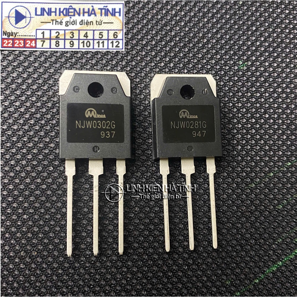 Cặp Sò Công Suất Âm Thanh NJW0281G NJW0302G NJW0281 NJW0302 mới