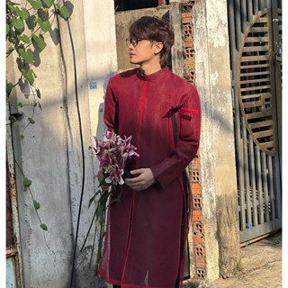 [ DEAL MỞ BÁN Tặng Kèm Quạt 2026 ] Áo Dài Nam Cách Tân 2 lớp , Áo Dài Tết Chất Tơ Ánh Menswear
