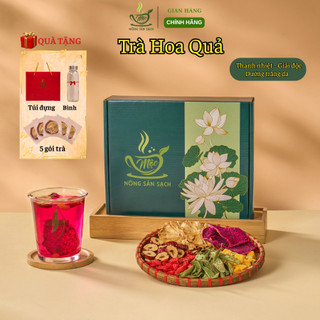 Trà Hoa Quả Nhiệt Đới - (TẶNG 10 GÓI) HOẶC (TẶNG: 5 Gói lẻ + Bình thuỷ tinh + Túi đựng)