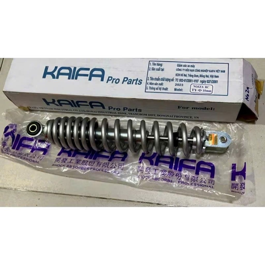 Phuộc nhún giảm xóc sau Click 110 , Nozza hiệu KaiFa ( 1 cây ) 30cm