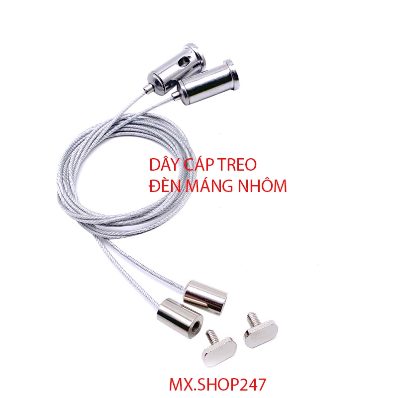 Bộ dây cáp treo thả đèn LED 1m - 3m