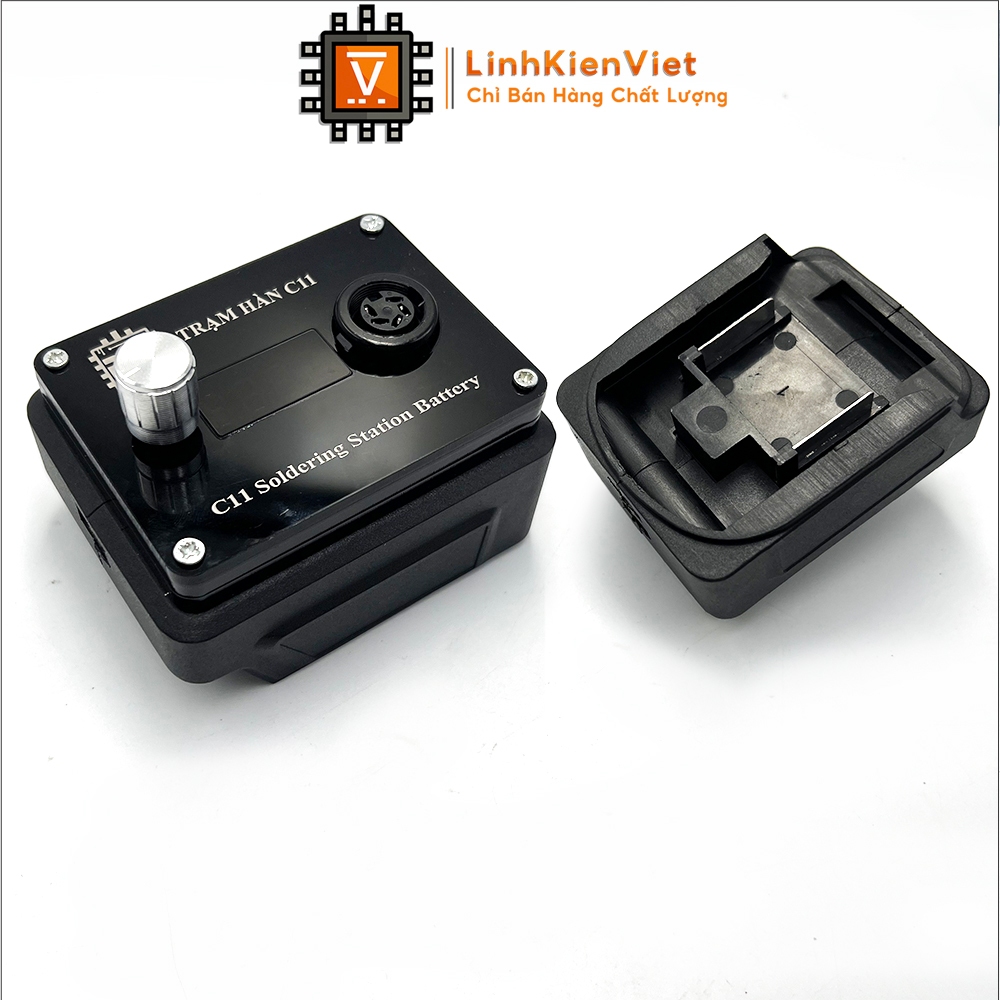 TRẠM HÀN Kèm ĐẾ PIN cho PIN MAKITA - Trạm hàn C11 - NK936 15V-24V bản 2026 (Lên nhiệt nhanh, có chế 