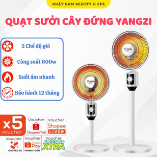 Quạt Sưởi Điện Cây Đứng YANGZI Công Suất Lớn 600W, Làm Ấm Cực Nhanh, Kết Cấu Chắc Chắn, Hoạt Động Mạnh Mẽ, Bền Bỉ