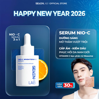  Serum dưỡng trắng da mặt nam giới Nio-Vitamin C SEVENLAB dưỡng sáng mờ thâm vượt trội 30ml an toàn lành tính 