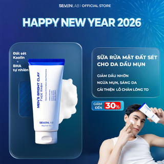  Sữa rửa mặt ngừa mụn nam giới SEVENLAB 100gr giúp sáng da làm sạch dầu nhờn sạch lỗ chân lông 