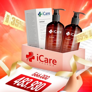  Combo 02 Chai Dầu Gội Hỗ Trợ Giảm Gàu Làm Dịu Da Đầu Antisol | Thương Hiệu iCare Pharma 
