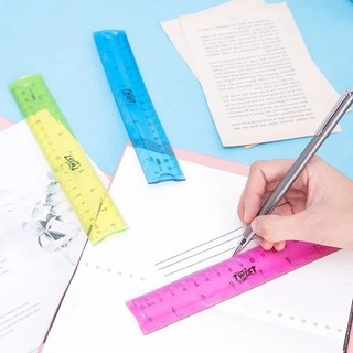 Thước dẻo hình Deli  20cm 6208/30cm- 6209