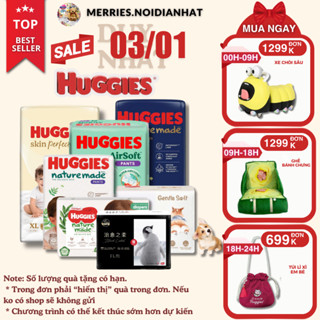   HÀNG CHÍNH HÃNG CTY  Bỉm HUGGIES PLATINUM NATURE MADE size M58 L44 XL 38 XXL26 S82 NB60 