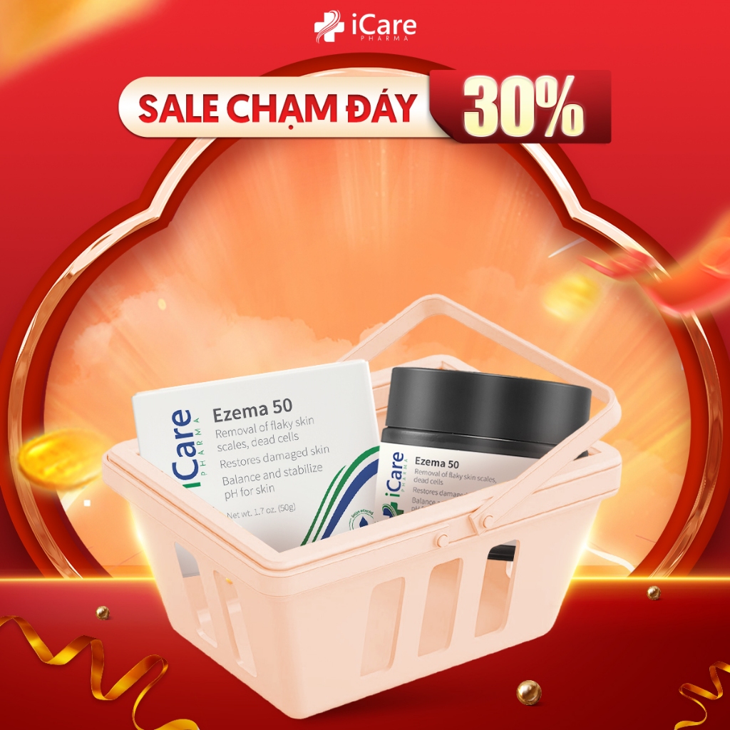 Cao Bôi Ezema 50 | Hủ 50gr | Thương Hiệu iCare Pharma