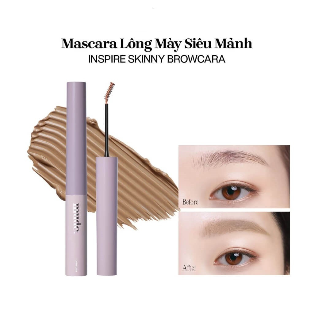 Mascara Lông Mày Siêu Mảnh mude Inspire Skinny Browcara (3.2g)