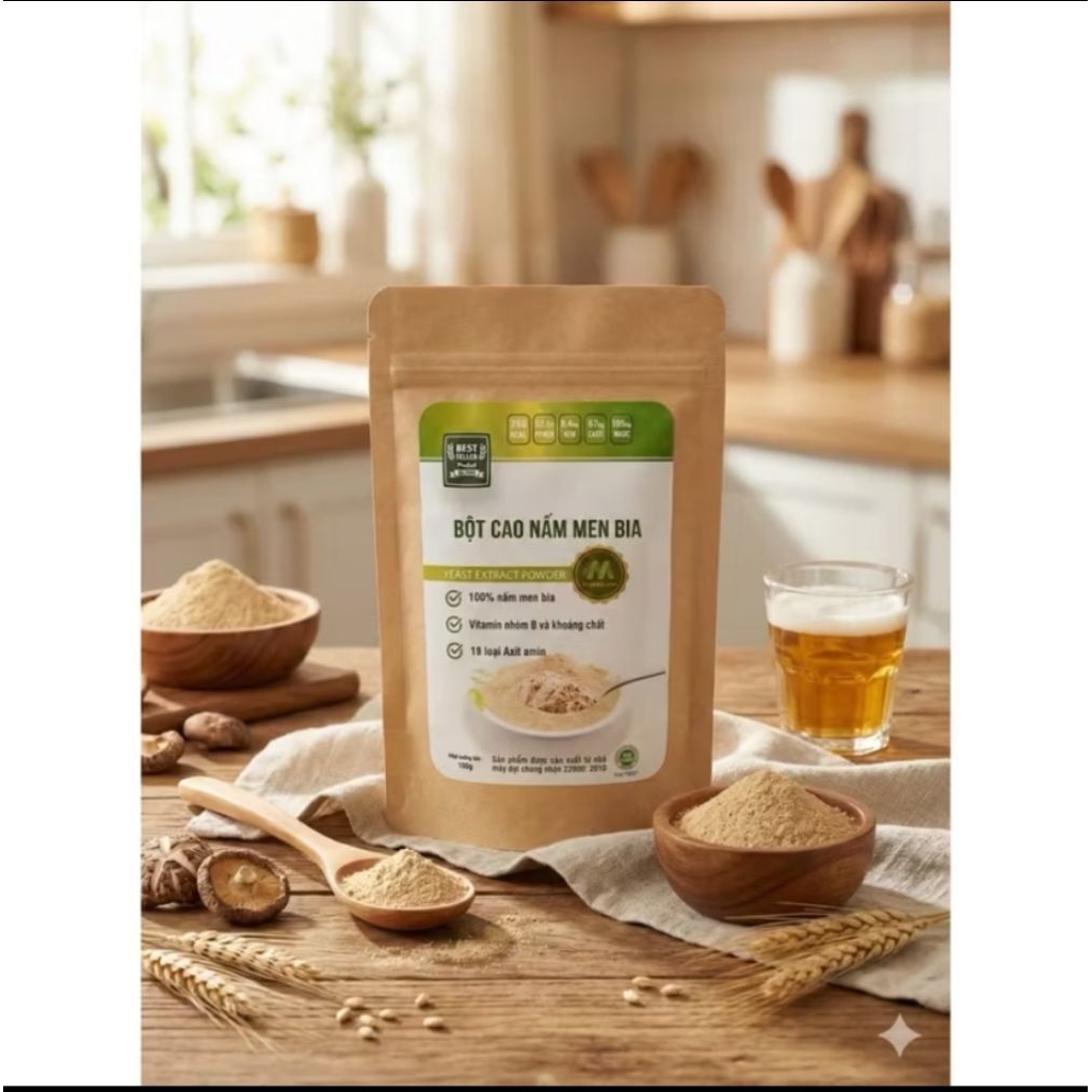 [HỎA TỐC] Bột nấm men giàu kẽm, canxi, B12 tăng cường miễn dịch