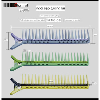 Lược bắt tóc mảng to. lược cắt tóc