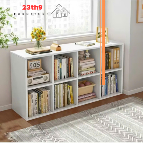 Kệ Để Sách - Kệ Sách Tổ Ong 8 Ô Diện Tích Lớn Tiện Lợi, DECOR Phòng đẹp