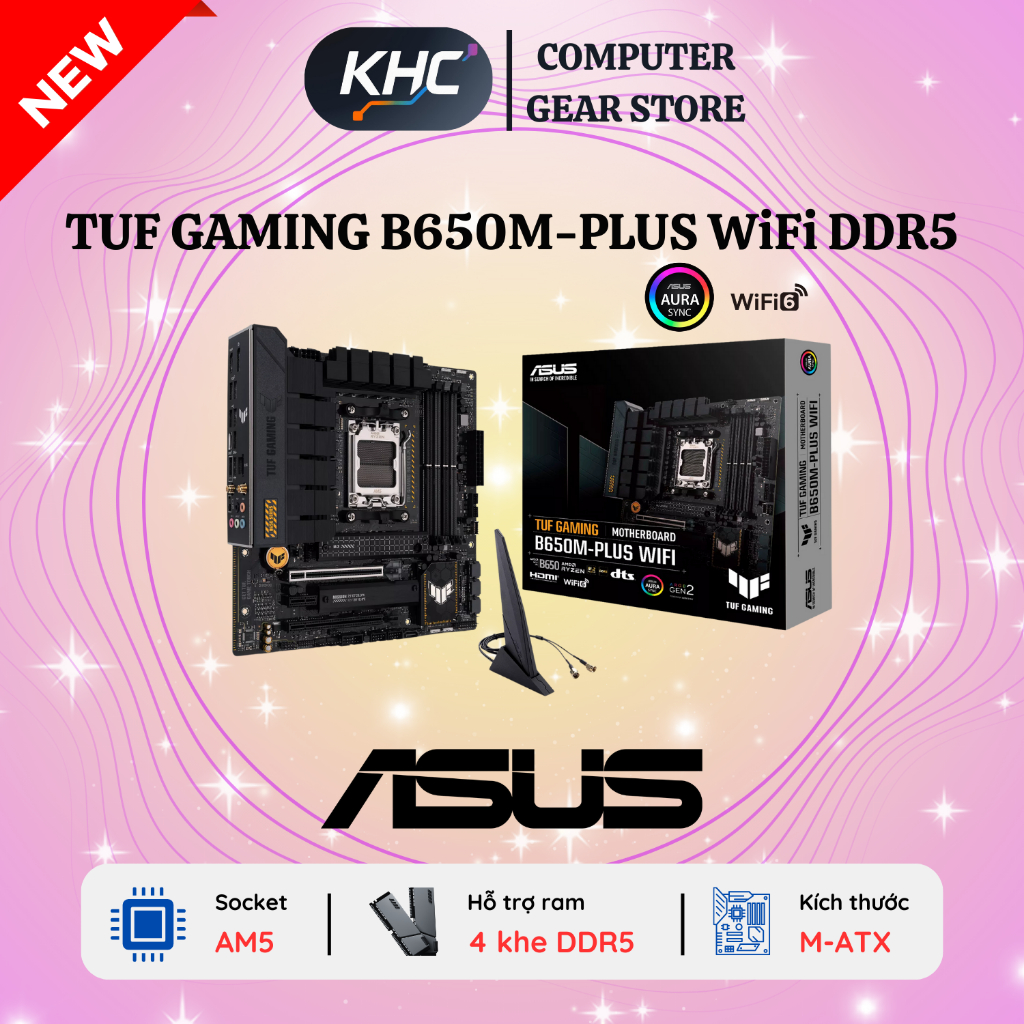 Mainboard Asus TUF Gaming B650M E / B650M E WiFi / B650M Plus / B650M Plus WiFi DDR5 (Full VAT)