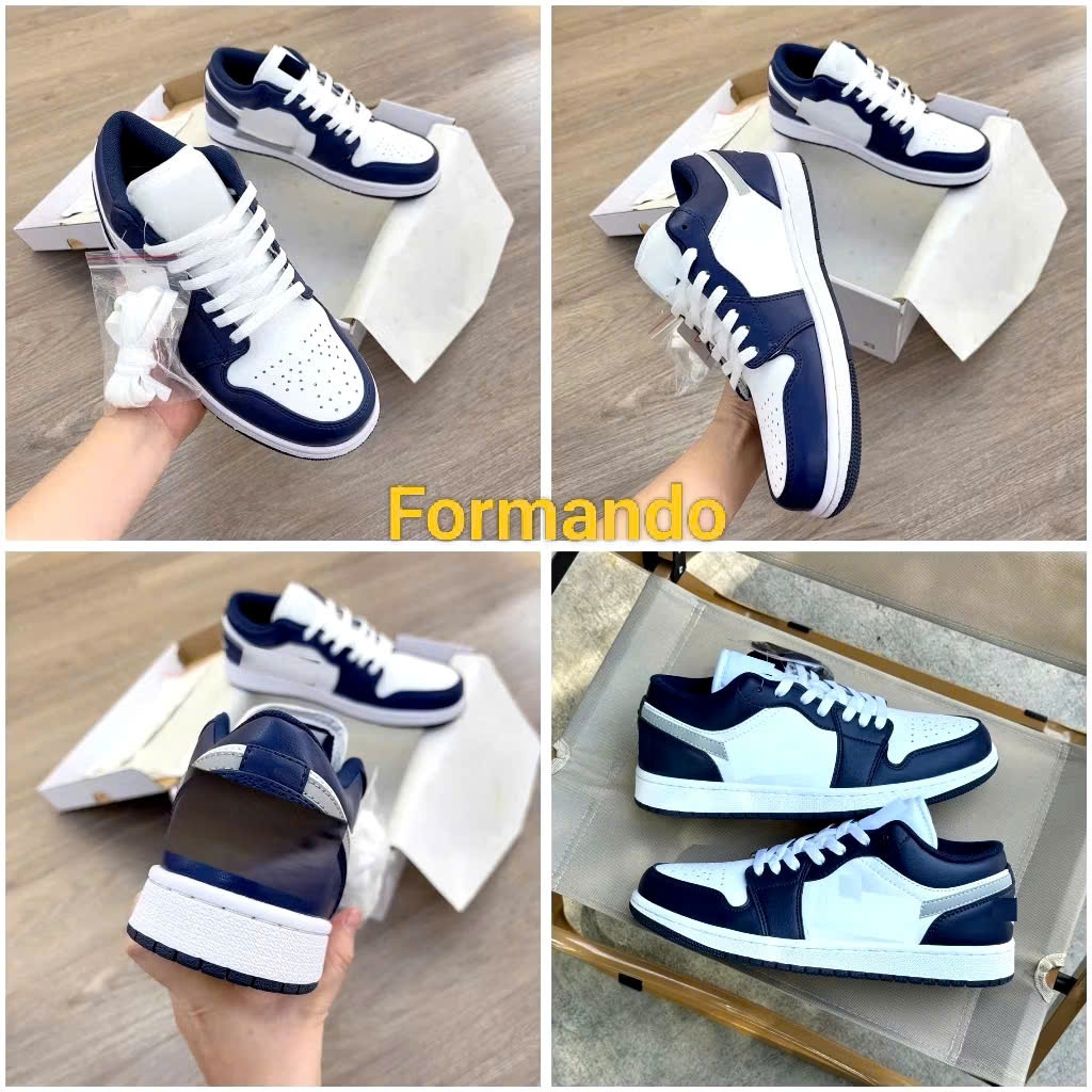 Giày Jd1 low midnight navy nam nữ Egan, Giày JD Xanh than nam nữ bản đẹp Size 36>43 Mới Nhất