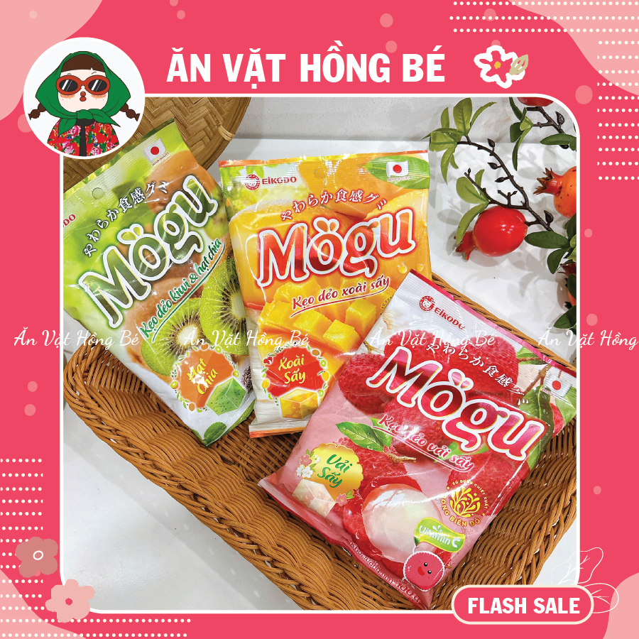 Kẹo Dẻo Mogu Eikodo vị trái cây tươi mát, Kẹo Eikodo Nhật Bản hot nhất
