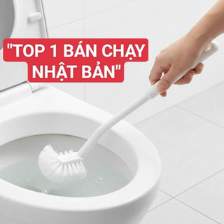 Bàn chải nhà tắm Aisen sản xuất Nhật Bản 40cm TH005 đầu chổi cong, nhựa PP chịu nhiệt tốt