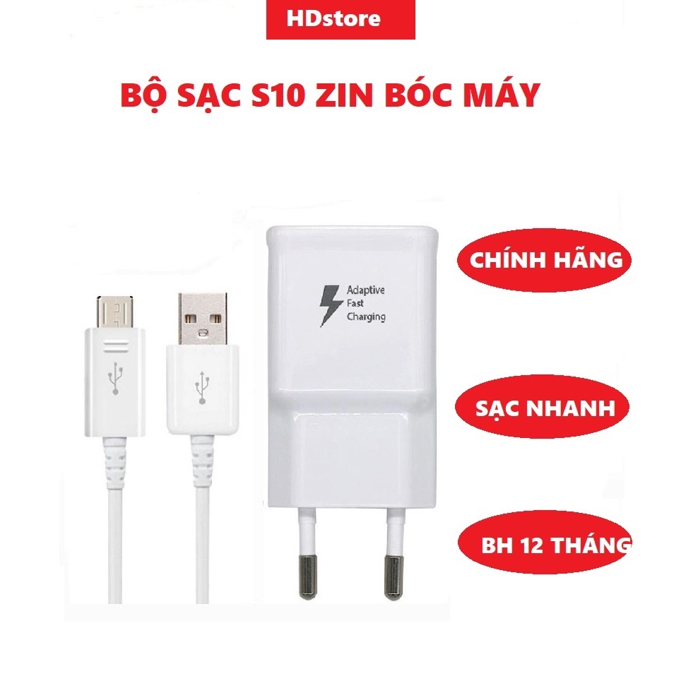Bộ sạc nhanh SS S10 hàng zin bóc máy dây sạc USB to Type C BH 12 tháng