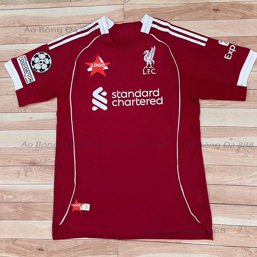 [Chỉ Có Áo] Áo Bóng Đá Player CLB Liverpool Sân Nhà 25/26 - Hàng Nhập Khẩu Thái Lan