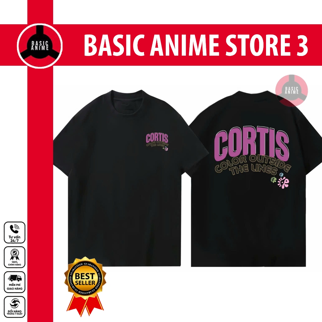 Áo thun Cortis Color Outside The Lines K-pop Idol - FC Muzik Quang Hùng MasterD