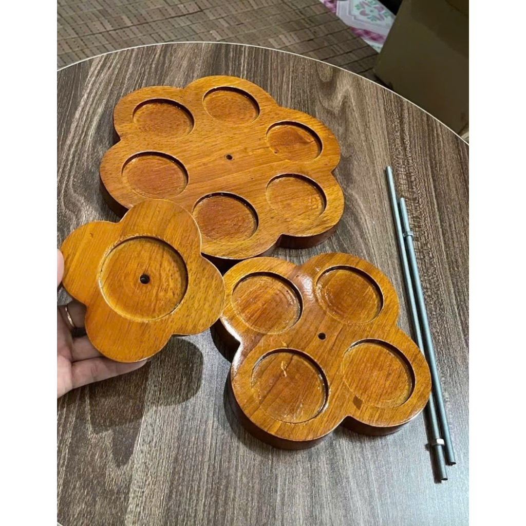 Combo 2 tháp gỗ 3tang