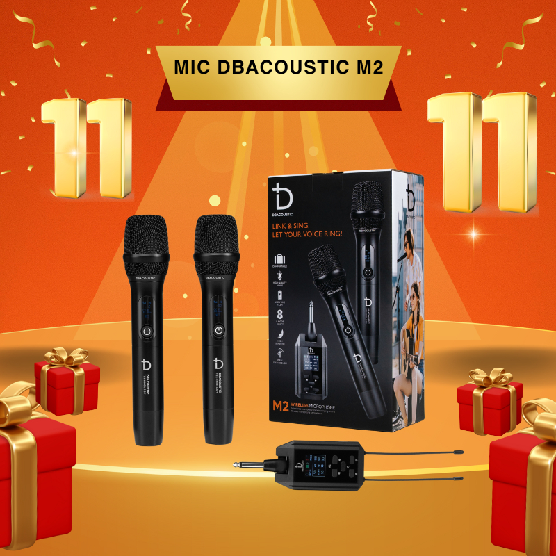 Micro Không Dây DbAcoustic M2 - Mic Karaoke Hay Cho Loa Di Động 2026 ( Tặng 2 Chống năn Mic )