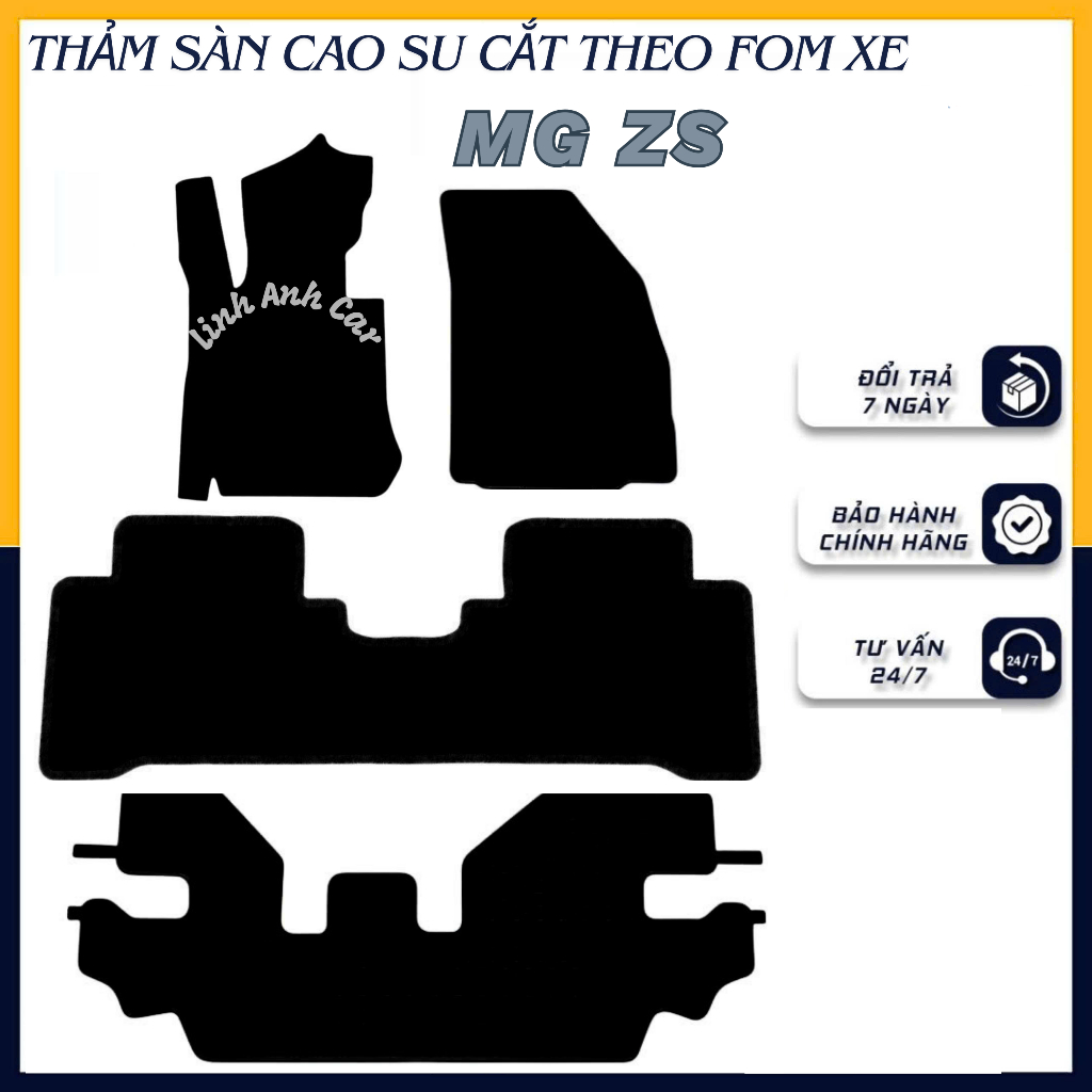 Lót Sàn MG ZS LINH ANH CAR - Thảm Lót Sàn Mg Zs cắt theo fom xe, dễ vệ sinh