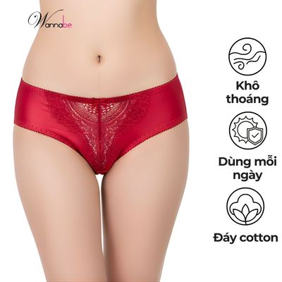 Quần Lót Nữ WANNABE quần chíp ren Nhật phối thun lạnh, sự kết hợp hoàn hảo giữa đẹp và êm QL232