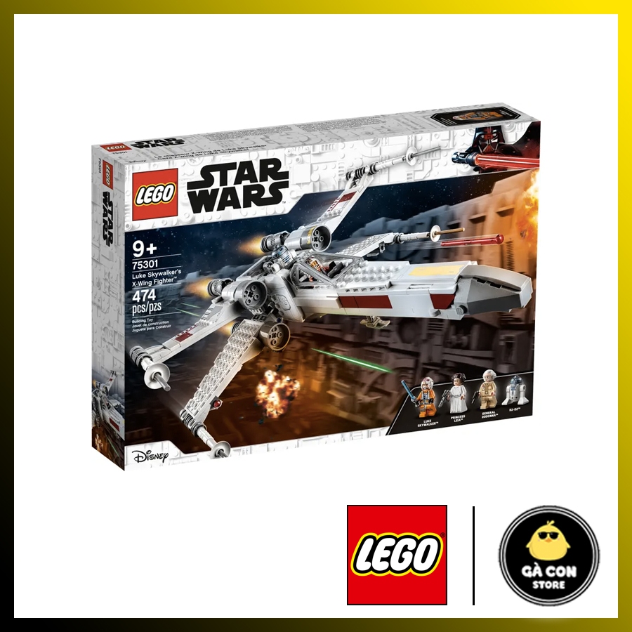 Đồ chơi lắp ráp Star Wars 75301 Luke Skywalker’s X-Wing Fighter - Phi Thuyền của Luke Skywalke ( Hàn