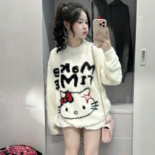Áo Len lông mịn hình mèo phù hợp làm quà tặng Khoác Len Hàng 1;1 Chuẩn Scap Mẫu Neww 2026.