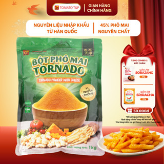  Bột phô mai lắc Tornado bột phô mai Hàn quốc dùng lắc khoai tây sốt phô mai - Gói 1kg - Tomato T&P 