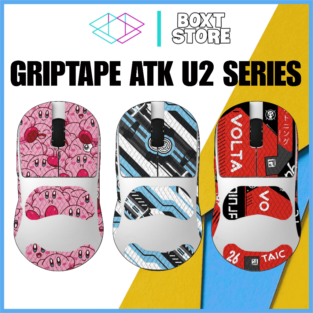 Miếng Dán Grip Tape 3M Chống Trượt Chuột ATK U2 SE Pro Plus Ultra Ultimate - Skin Griptape ATK U2