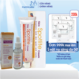  Combo 2 Combo 3 Kem Mờ Nám Giảm Tàn Nhang Làm Trắng Đều Màu Da Spotlite Brightens Dark Skin Spots And Marks 