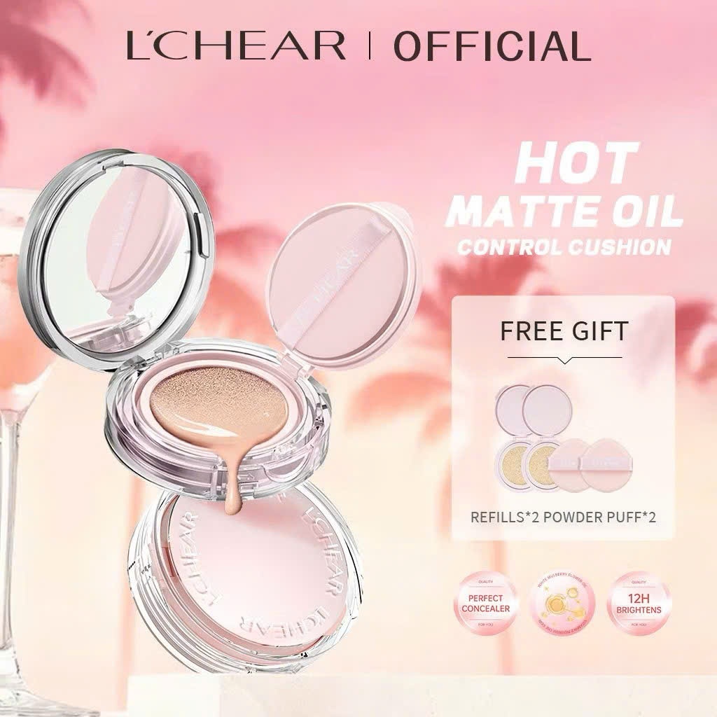 [Pass KOC 99%][Đã Mở Seal] ￼[Mua 1 tặng 4] Phấn Nước Cushion LCHEAR Kiềm Dầu, Nâng Tông Tự Nhiên, Ch