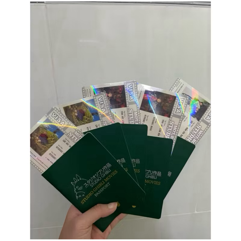 [CHÍNH HÃNG CGV] PASSPORT KÈM VISA PHIM GHIBLI (Đọc mô tả)