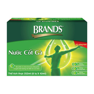 HỘP 6 LỌ NƯỚC CỐT GÀ BRAND'S 42ML