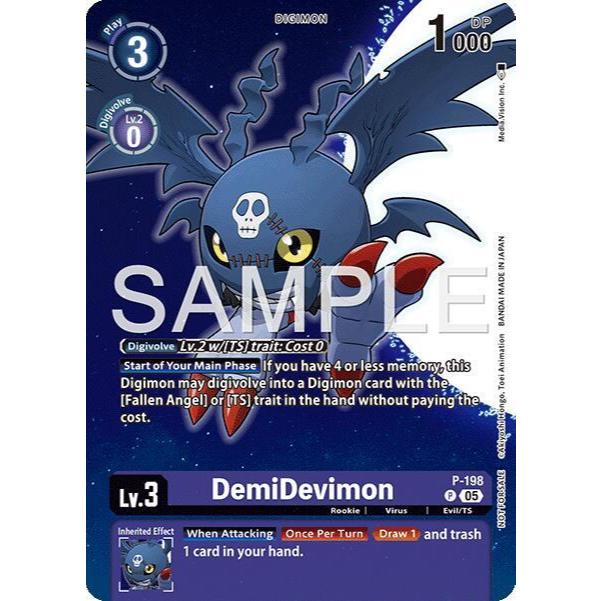 Thẻ Bài Digimon Mã P-198 - DemiDevimon (Digimon Story: Time Stranger Promo Pack) - Digimon - Promo