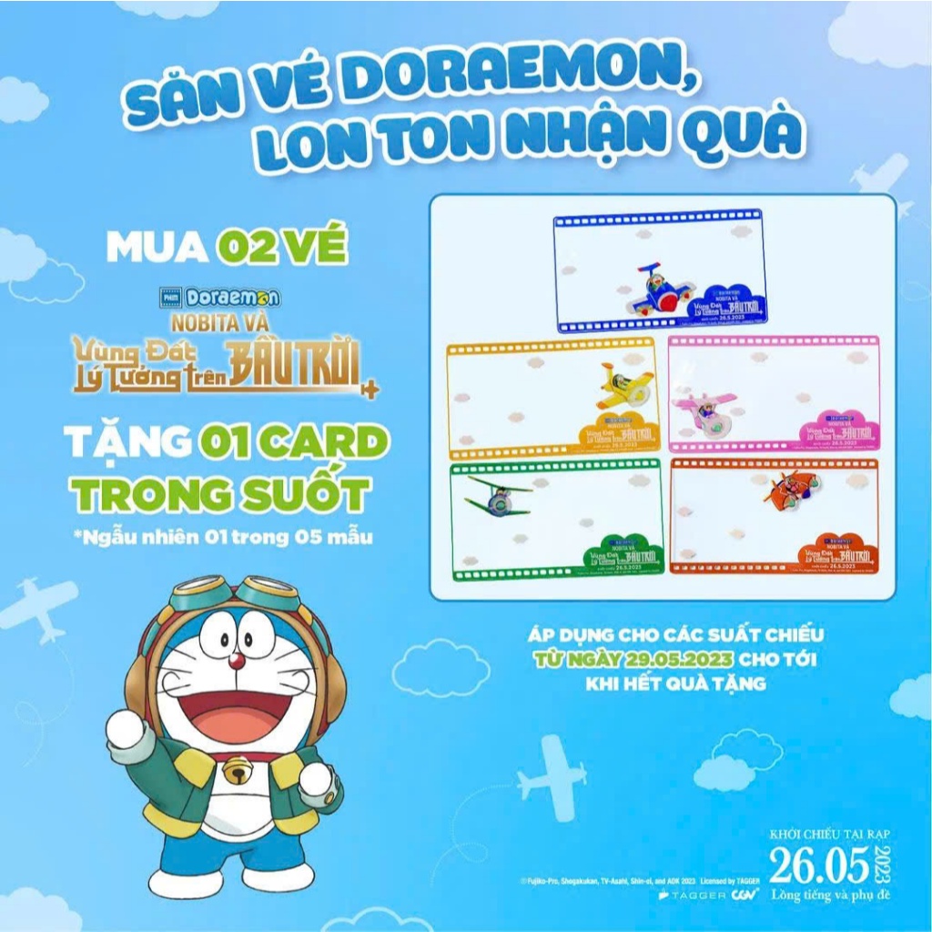 [CGV x DORAEMON] CARD TRONG SUỐT NOBITA VÀ VÙNG ĐẤT LÍ TƯỞNG TRÊN BẦU TRỜI MOVIE 42